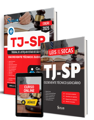 Apostila TJ-SP 2025 - Escrevente Técnico Judiciário + Bônus - Imagem 1